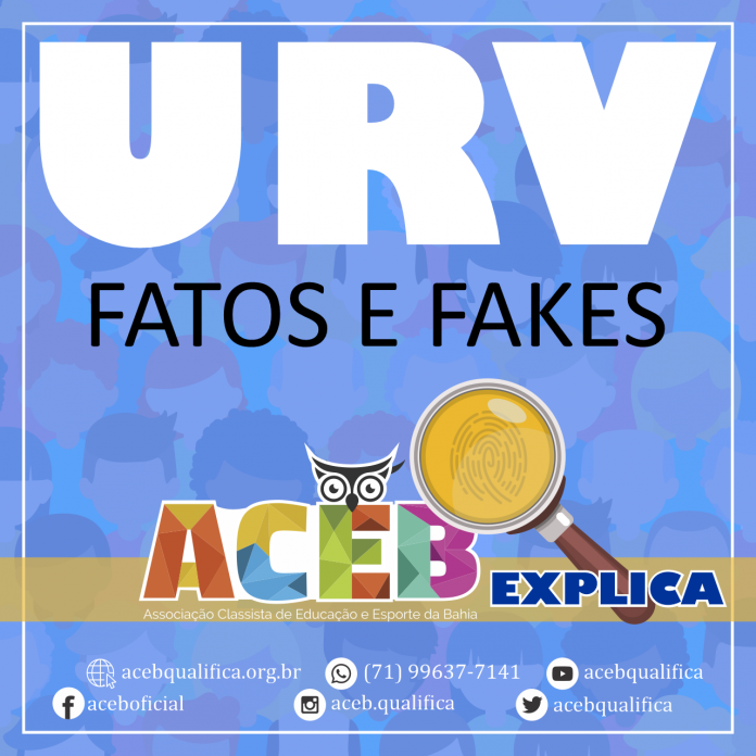 URV - fatos e fakes - ACEB explica