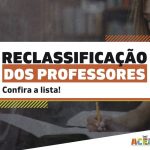reclassificação dos professores