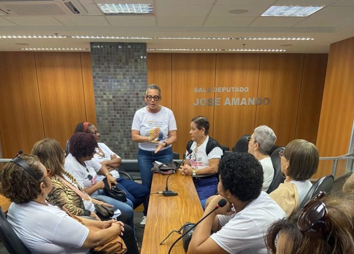 Vanguardistas acebiananas, reunidas na ALBA.