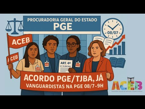 @acebqualifica Vanguardistas da ACEB na PGE: A Luta pelos Direitos dos Educadores Avança!