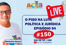 @acebqualifica ACORDO DO PISO: “NADA SOBRE NÓS, SEM NÓS” – #150 Live ACEB 16/10/2025: Participe da resenha!
