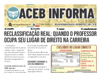 ACEB lança a edição nº 36 do Boletim ACEB Informa Digital com foco na Reclassificação Real