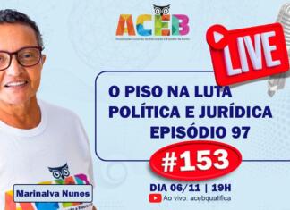 @acebqualifica ACORDO DO PISO: “NADA SOBRE NÓS, SEM NÓS” – #15Live ACEB 30/10/2025: Participe da resenha!