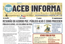 ACEB lança a Edição 46 do Boletim ACEB Informa Digital com o Resumão do Acordo PGE